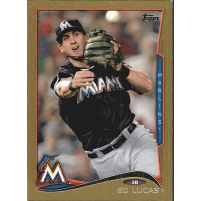2014 Topps Mini Gold #387 Ed Lucas