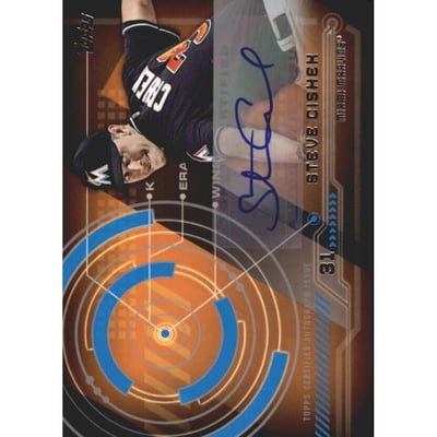 2014 Topps Trajectory Autographs #TASC Steve Cishek S2