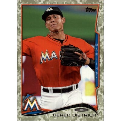 2014 Topps Update Camo #US313 Derek Dietrich