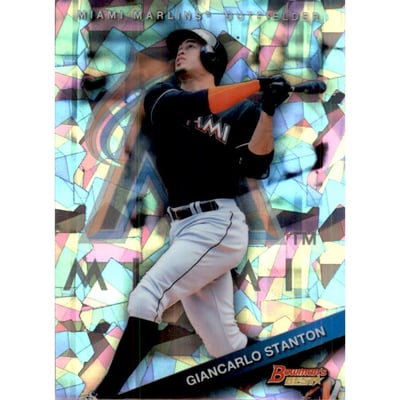 2015 Bowman's Best Atomic Refractors #34 Giancarlo Stanton