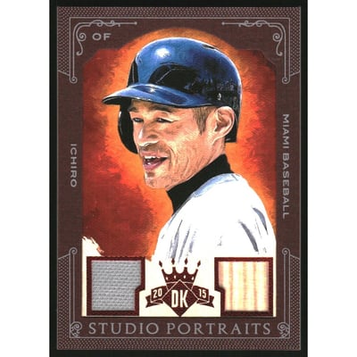 2015 Diamond Kings Studio Portraits Materials Framed Red #8 Ichiro Suzuki