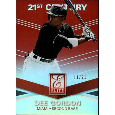 2015 Elite 21st Century Red #68 Dee Gordon