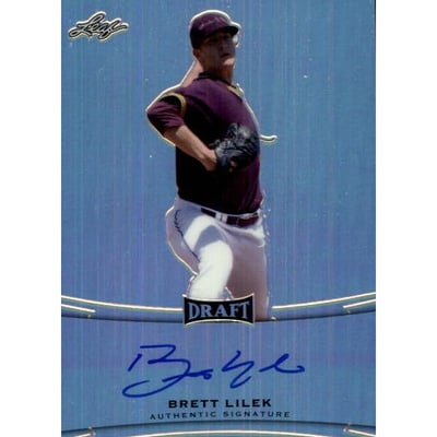 2015 Leaf Metal Draft #BABL1 Brett Lilek