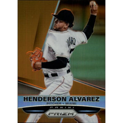 2015 Panini Prizm Prizms Orange #74 Henderson Alvarez