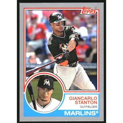 2015 Topps Archives Silver #235 Giancarlo Stanton