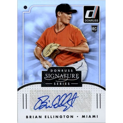 2016 Donruss Signature Series #SGSBE Brian Ellington