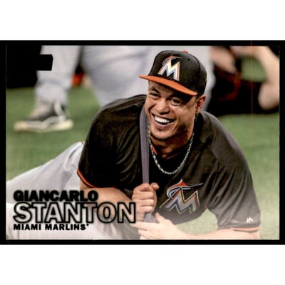 2016 Stadium Club Black #274 Giancarlo Stanton