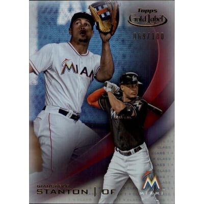 2016 Topps Gold Label Class 1 Red #20 Giancarlo Stanton