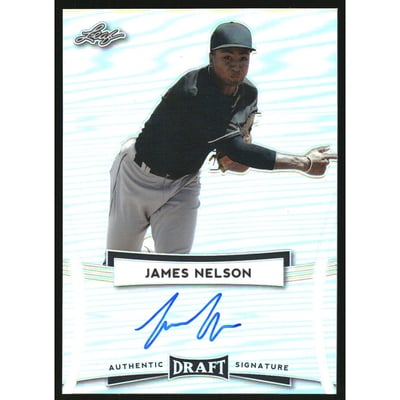 2017 Leaf Metal Draft #BAJN1 James Nelson