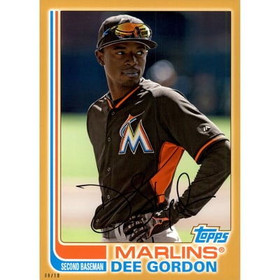 2017 Topps Archives 5x7 Gold #117 Dee Gordon