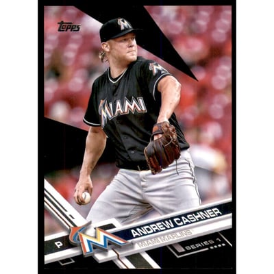 2017 Topps Black #186 Andrew Cashner