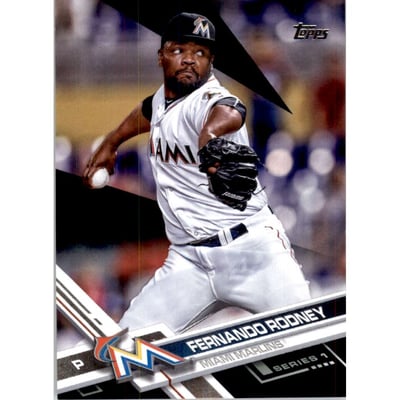 2017 Topps Black #292 Fernando Rodney