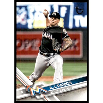 2017 Topps Vintage Stock #194 A.J. Ramos