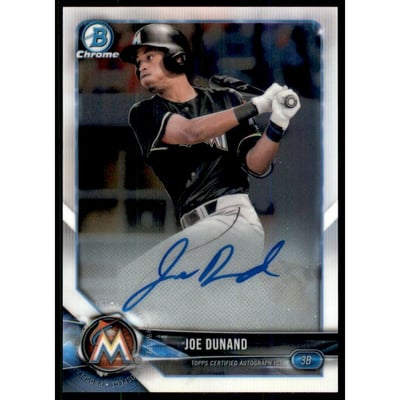 2018 Bowman Chrome Prospect Autographs #BCPAJD Joe Dunand