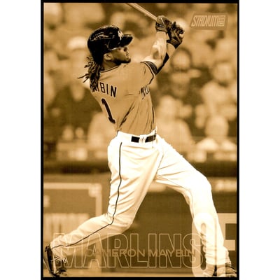 2018 Stadium Club 5x7 Gold #153 Cameron Maybin