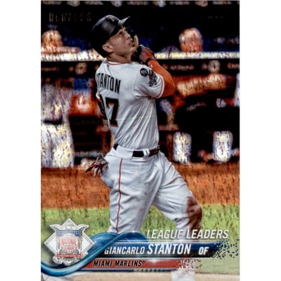 2018 Topps Factory Set Foilboard #64 Giancarlo Stanton LL