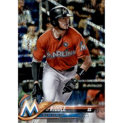 2018 Topps Factory Set Foilboard #651 JT Riddle