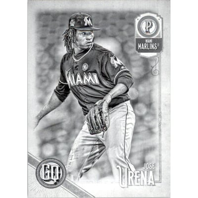 2018 Topps Gypsy Queen Black and White #138 Jose Urena