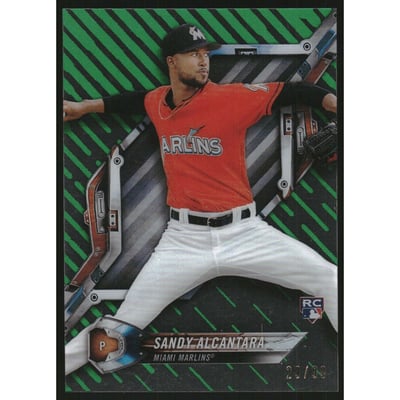 2018 Topps High Tek Green #HTSA Sandy Alcantara B