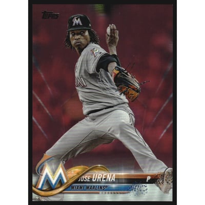 2018 Topps Mother's Day Pink #647 Jose Urena