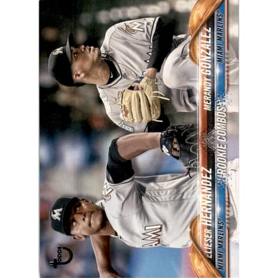 2018 Topps Update Vintage Stock #US77 Merandy Gonzalez/Elieser Hernandez