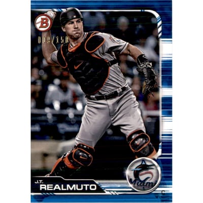 2019 Bowman Blue #79 J.T. Realmuto