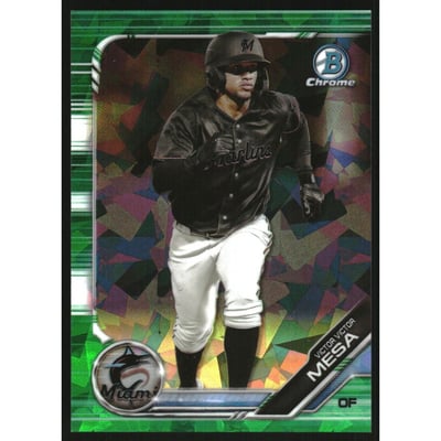 2019 Bowman Chrome Draft Sapphire Green #BDC88 Victor Victor Mesa