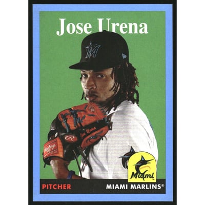 2019 Topps Archives Blue #32 Jose Urena