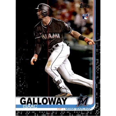 2019 Topps Black #683 Isaac Galloway