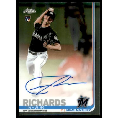 2019 Topps Chrome Rookie Autographs #RATR Trevor Richards