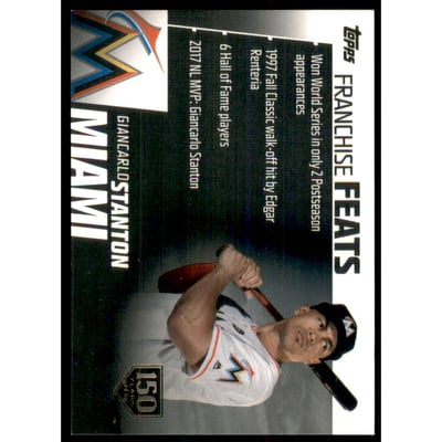 2019 Topps Franchise Feats 150th Anniversary #FF15 Giancarlo Stanton