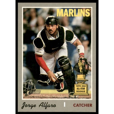 2019 Topps Heritage Action Variations #527 Jorge Alfaro