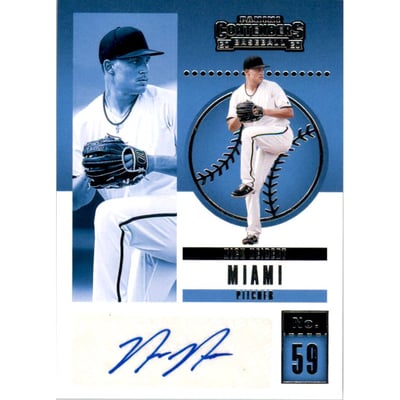 2020 Panini Contenders Contenders Autographs #16 Nick Neidert