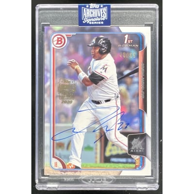 2020 Topps Archives Signature Series Autograph Josh Naylor Auto /95
