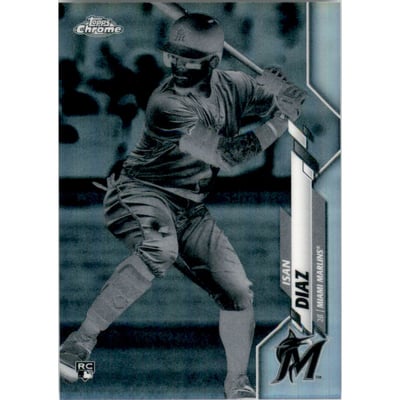 2020 Topps Chrome Negative Refractors #170 Isan Diaz