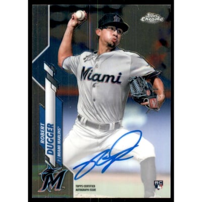 2020 Topps Chrome Rookie Autographs #RARD Robert Dugger