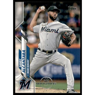 2020 Topps Factory Set 582 Montgomery Club #71 Sandy Alcantara