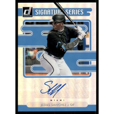 2021 Donruss Signature Series #44 Jesus Sanchez