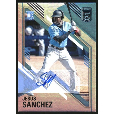 2021 Elite Autographs #23 Jesus Sanchez