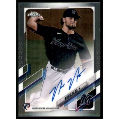 2021 Topps Chrome Rookie Autographs #RANN Nick Neidert