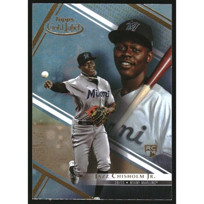2021 Topps Gold Label Class 2 #5 Jazz Chisholm Jr.