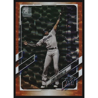 2021 Topps Orange Foil #161 Lewis Brinson