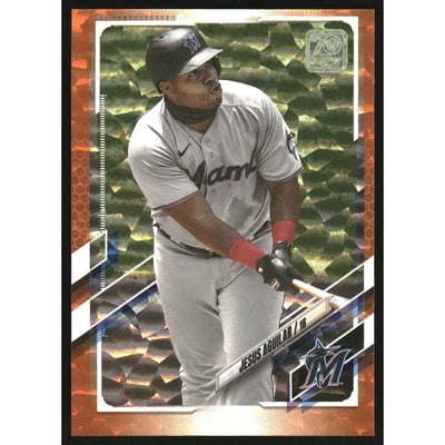 2021 Topps Orange Foil #164 Jesus Aguilar