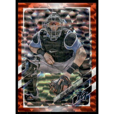2021 Topps Red Foil #593 Chad Wallach
