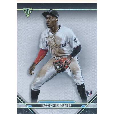 2021 Topps Triple Threads #22 Jazz Chisholm Jr. RC