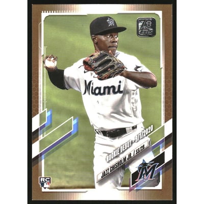 2021 Topps Update Gold #US114 Jazz Chisholm Jr.