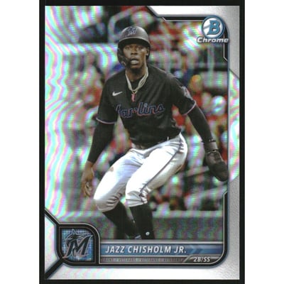 2022 Bowman Chrome Refractors #61 Jazz Chisholm Jr.