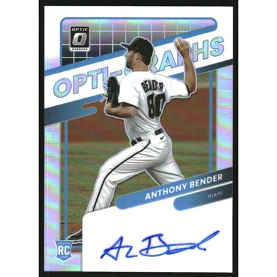 2022 Donruss Optic Optigraphs Holo #18 Anthony Bender