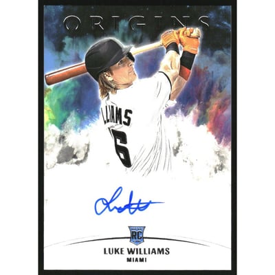 2022 Panini Chronicles Origins Signatures #37 Luke Williams
