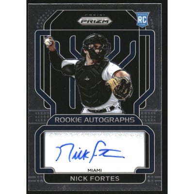 2022 Panini Prizm Rookie Autographs #75 Nick Fortes